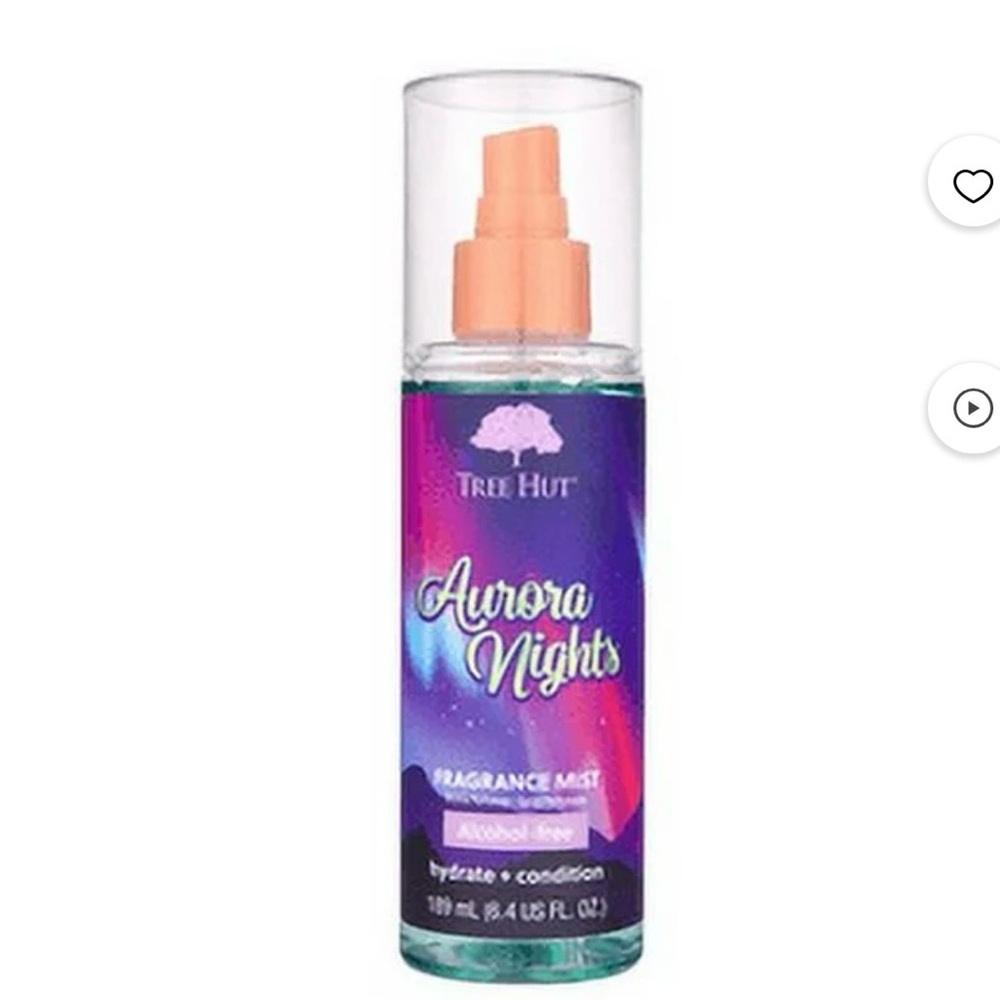 Tree Hut Aurora Nights Hydrating Fragrance Mist - Alcohol-Free 6oz